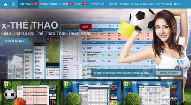 Nhà cái W88 có nhiều lĩnh vực cá cược hấp dẫn